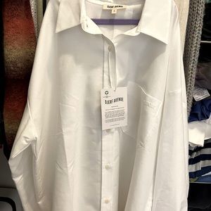 Brand new with tags djerf avenue breezy top in white